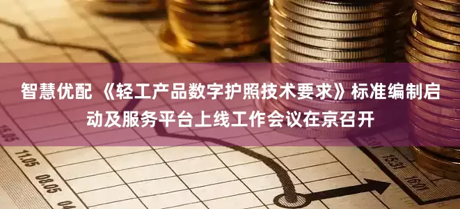 智慧优配 《轻工产品数字护照技术要求》标准编制启动及服务平台上线工作会议在京召开